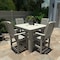 Highwood Usa Lehigh 5pc Square Counter Height Outdoor Patio Furniture Dining Set AD-CNL44-HGR - alternate 2